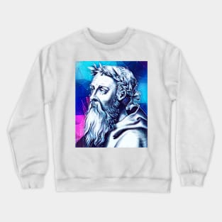 Heraclitus Snowy Portrait | Heraclitus Artwork 12 Crewneck Sweatshirt